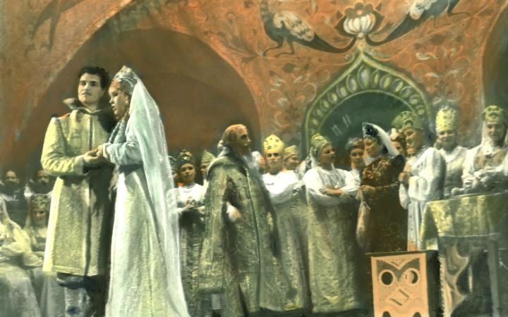 Сцена из оперы «Русалка». 1953 г.